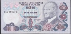 6.EMİSYON 2.TERTİP 1000 LİRA E19 088833 ÇİLALTI ÇİL