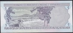 6.Emisyon 2.Tertip 5 Lira G72 199657 Ççt Çilaltı