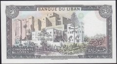 Lübnan 50 Livres 1988 Çil Pick 65d