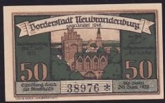Almanya 50 Pfennig Notgeld 1921 Çil
