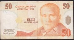 8.Emisyon 50 YTL C34 805035 Çok Temiz