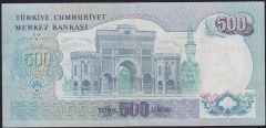 6.Emisyon 2.Tertip 500 Lira E57 171187 Çok Temiz+