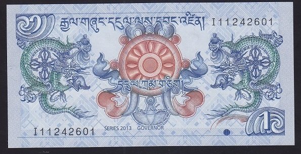 BHUTAN 1 NGULTRUM 2013 ÇİL