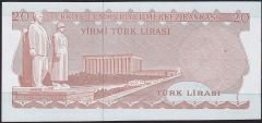 6.Emisyon 3.Tertip 20 Lira G30 100360 Ççt Çilaltı