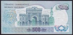 6.EMİSYON 2.TERTİP 500 LİRA M90 3351 90 ÇÇT