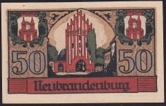 Almanya 50 Pfennig Notgeld 1921 Çil