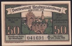 Almanya 50 Pfennig Notgeld 1921 Çil
