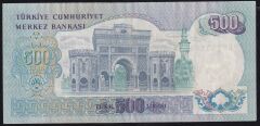 6.Emisyon 2.Tertip 500 Lira E57 171187 Çok Temiz+
