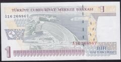 8.Emisyon 1 YTL A16 268867 Çil
