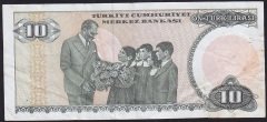 7.Emisyon 2.Tertip 10 Lira E71 317333 Çok Temiz