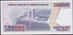 7.Emisyon 3.Tertip 500000 Lira E81 461875 Çilaltı