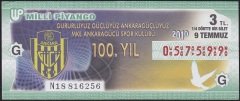 2010 9 Temmuz Çeyrek Bilet - G Serisi
