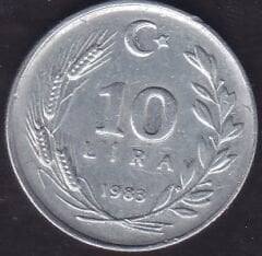 1983 Yılı 10 Lira