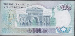 6.Emisyon 2.Tertip 500 Lira E34 105506 Çok Çok Temiz+