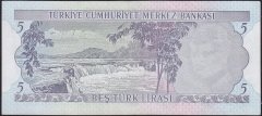 6.Emisyon 2.Tertip 5 Lira G66 383124 Çok Çok Temiz+