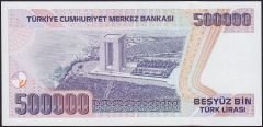 7.Emisyon 3.Tertip 500000 Lira E77 505930 Çilaltı Çil