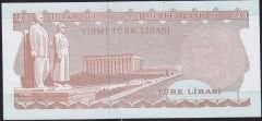 6.Emisyon 3.Tertip 20 Lira G18 363458 Çilaltı Çil