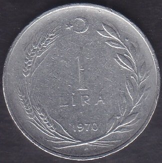 1970 YILI 1 LİRA