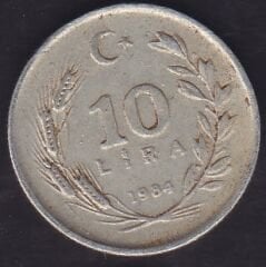 1984 Yılı 10 Lira