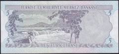 6.Emisyon 2.Tertip 5 Lira G60 314337 Çilaltı Çil