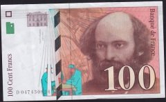 Fransa 100 Frank 1998 Çok Çok Temiz+