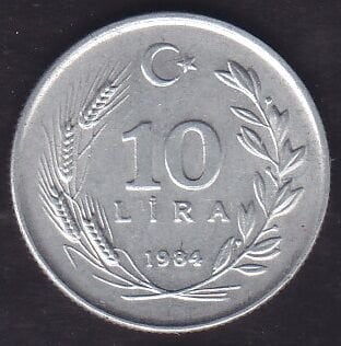 1984 Yılı 10 Lira