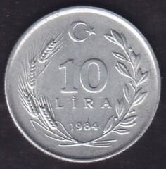 1984 Yılı 10 Lira