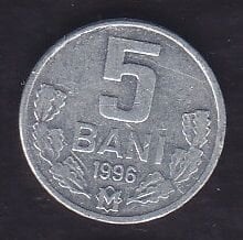 Moldova 5 Bani 1996