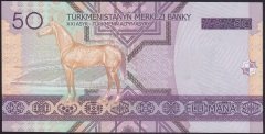 Türkmenistan 50 Manat 2005 Çil ( 7777 )