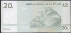 Kongo 20 Frank 2003 Çil Pick 94