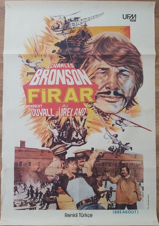 Yabancı - Charles Bronson - Firar - Film Afişi