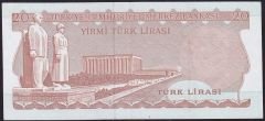 6.Emisyon 3.Tertip 20 Lira G07 154140 Çok Çok Temiz