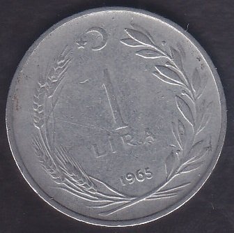 1965 YILI 1 LİRA