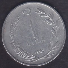 1965 YILI 1 LİRA