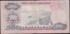 6.EMİSYON 2.TERTİP 1000 LİRA D86 702884 TEMİZ