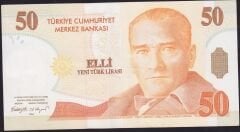 8.Emisyon 50 YTL C75 765136 Çok Çok Temiz+