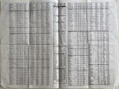 Yeni Puanlı Koşu Bülteni 1995