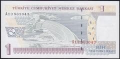 8.Emisyon 1 YTL A13 963043 Çil