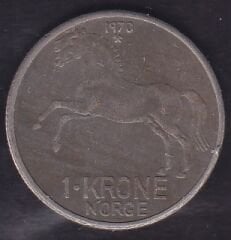 Norveç 1 Krone 1970