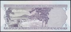 6.Emisyon 1.Tertip 5 Lira C87 437638 Çil