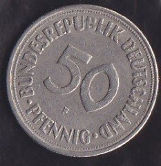 ALMANYA 50 PFENİNG F 1970