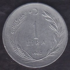 1962 YILI 1 LİRA