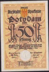 Almanya 50 Pfennig Notgeld 1921 Çil