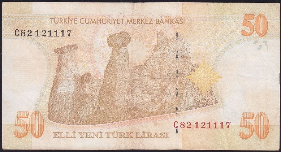 8.Emisyon 50 YTL C82 121117 Çok Temiz