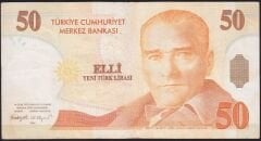 8.Emisyon 50 YTL C82 121117 Çok Temiz