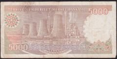 7.Emisyon 4.Tertip 5000 Lira G63 179273 Çok Temiz