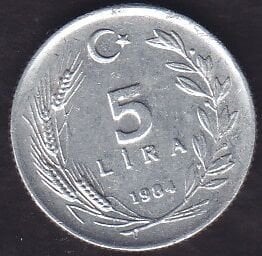 1984 Yılı 5 Lira