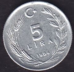 1984 Yılı 5 Lira