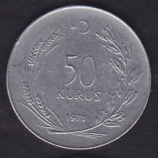 1971 Yılı 50 Kuruş