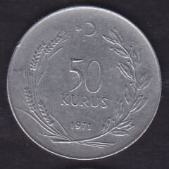 1971 Yılı 50 Kuruş